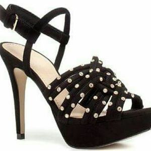 ❤❤HP❤❤❤Zara black suede  heels 8